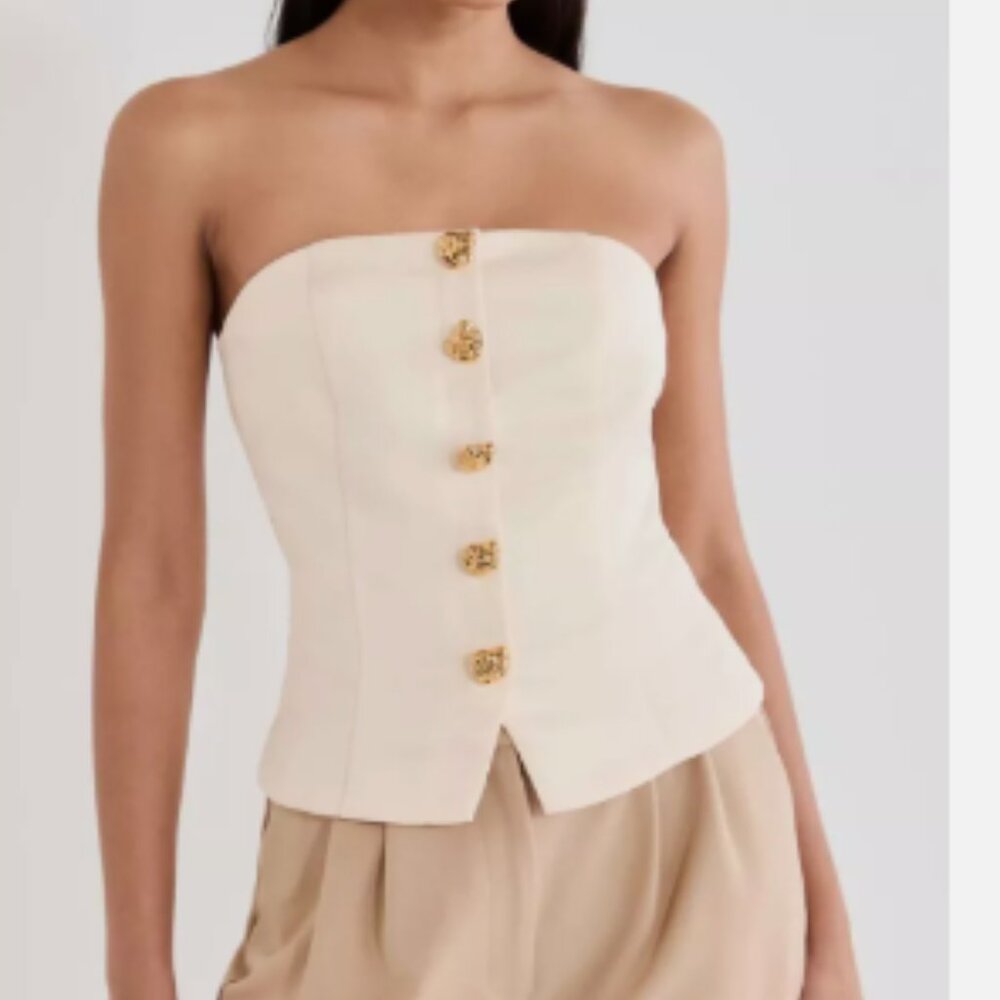 Endless Rose strapless corset bustier top, size medium